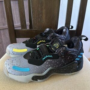 Adidas Men’s DON Issue 3 GCA Xbox 360 Sneakers Shoes New Black Gray Size 9